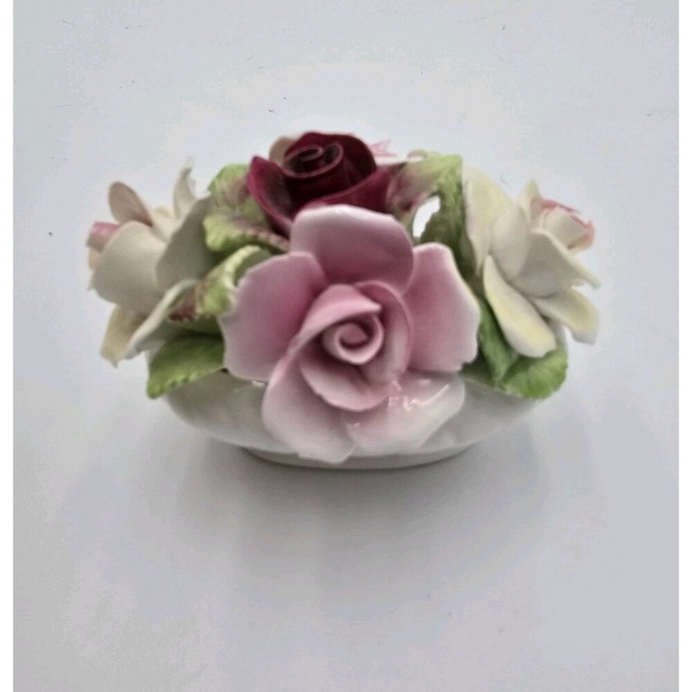 Royal Stratford Bone China Floral Bouquet Figurine Staffordshire England